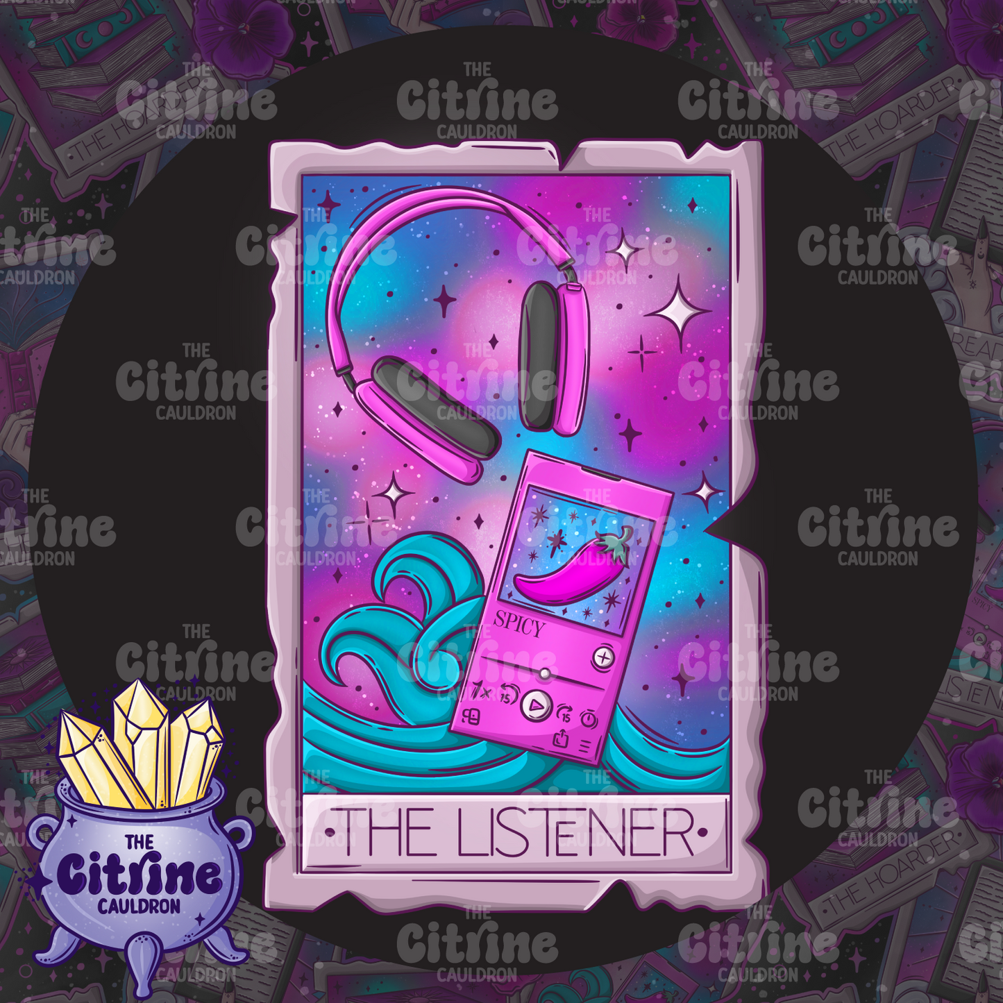 Tarot Tomes Mystic - Sublimation PNG