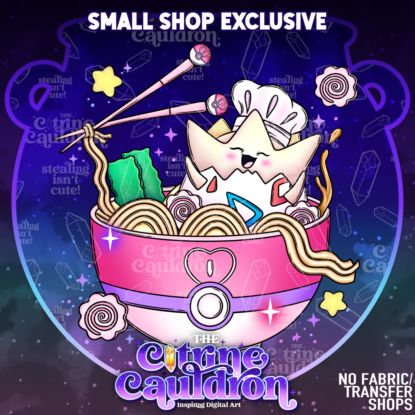 Poke Cuties Collection - Seamless & PNG Bundle - SMALL SHOP