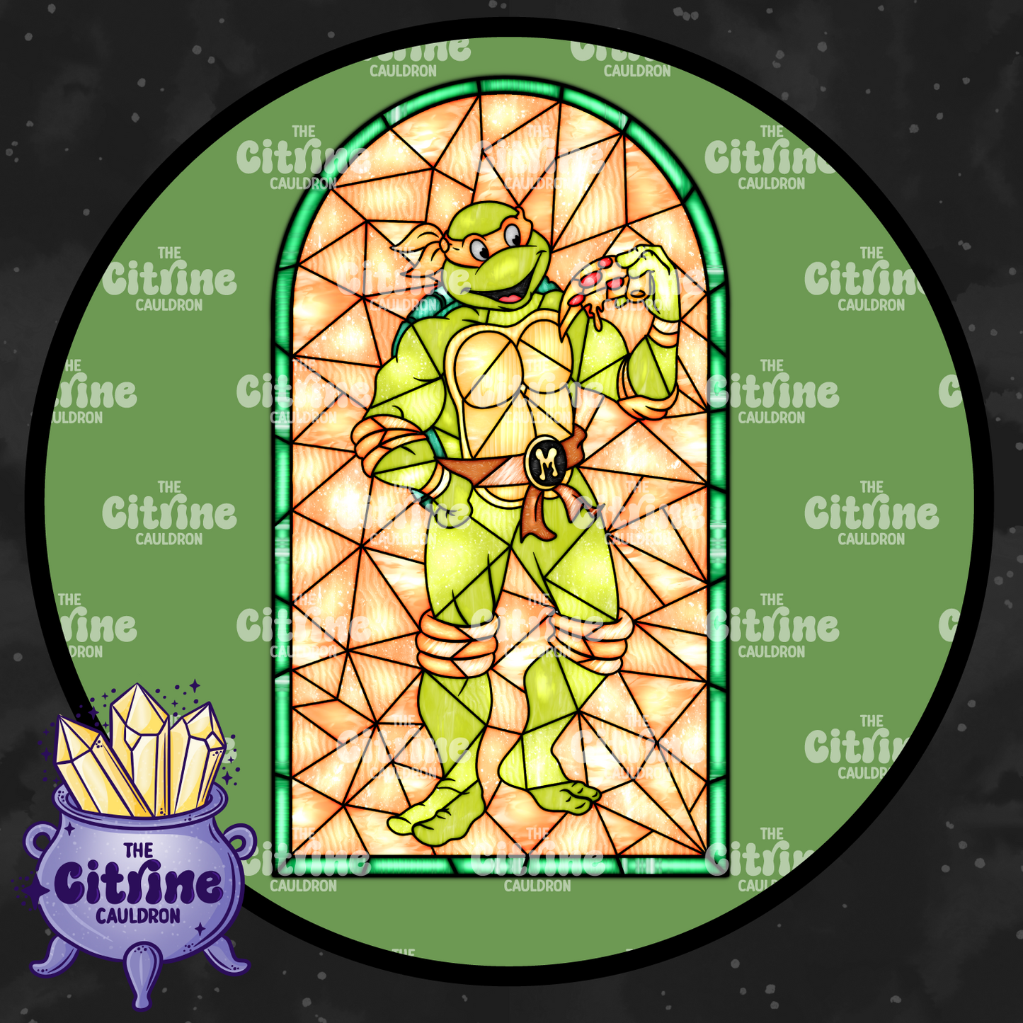 Turtle Glass - Sublimation PNG