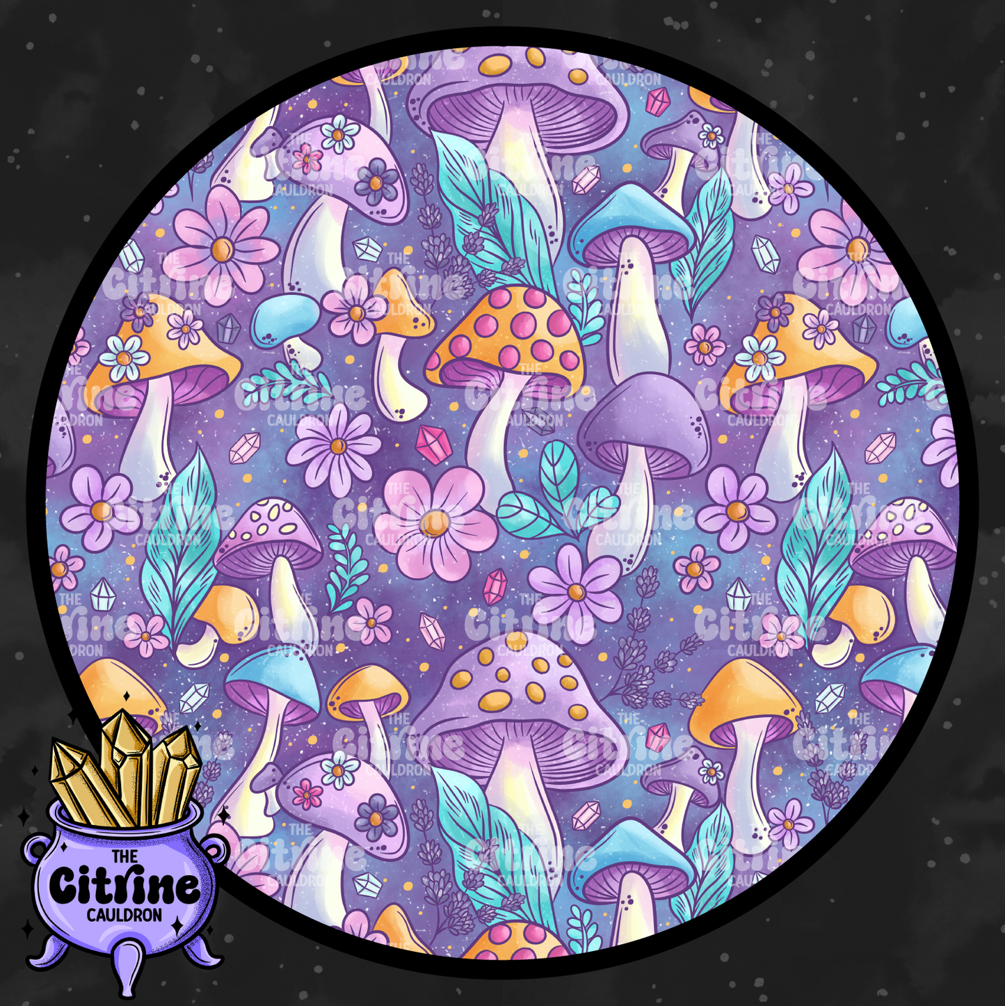 Whimsy Mushies - Seamless