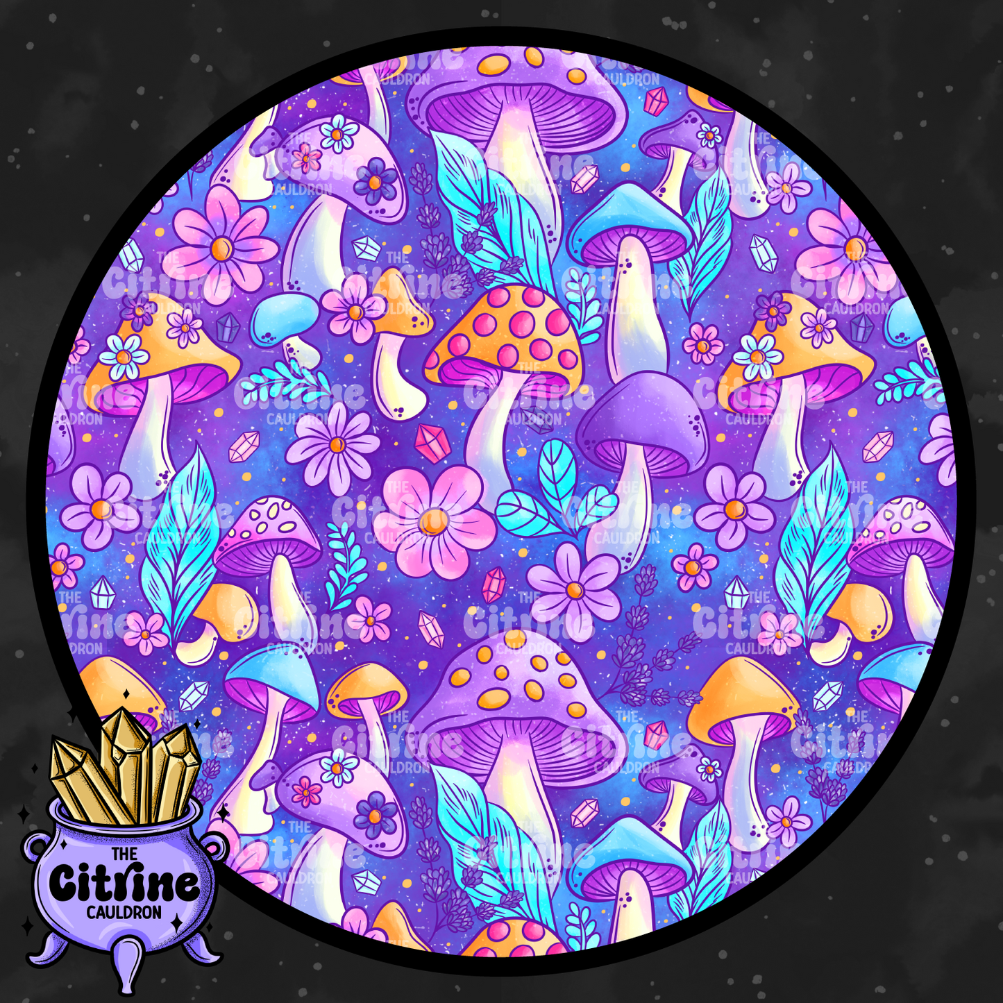 Whimsy Mushies - Seamless