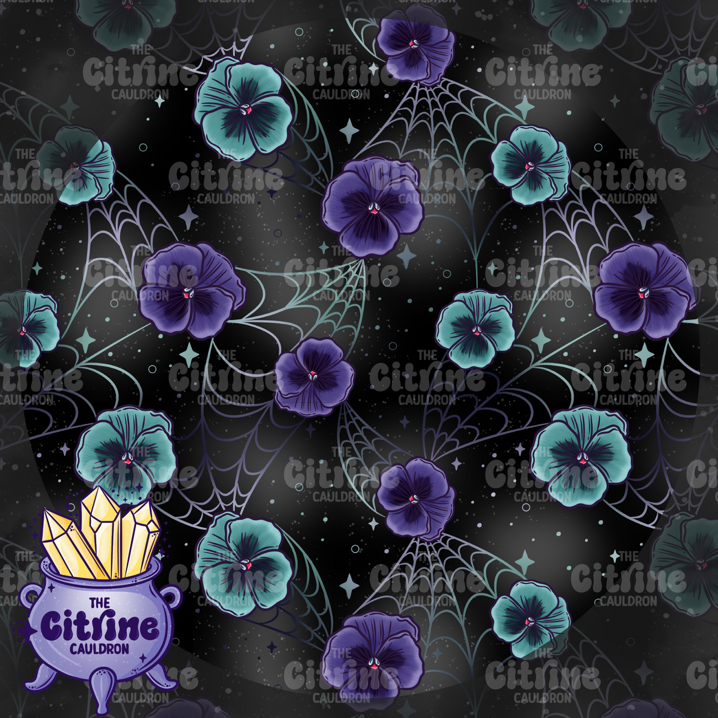 WitchTEA Pansies - Coordinate