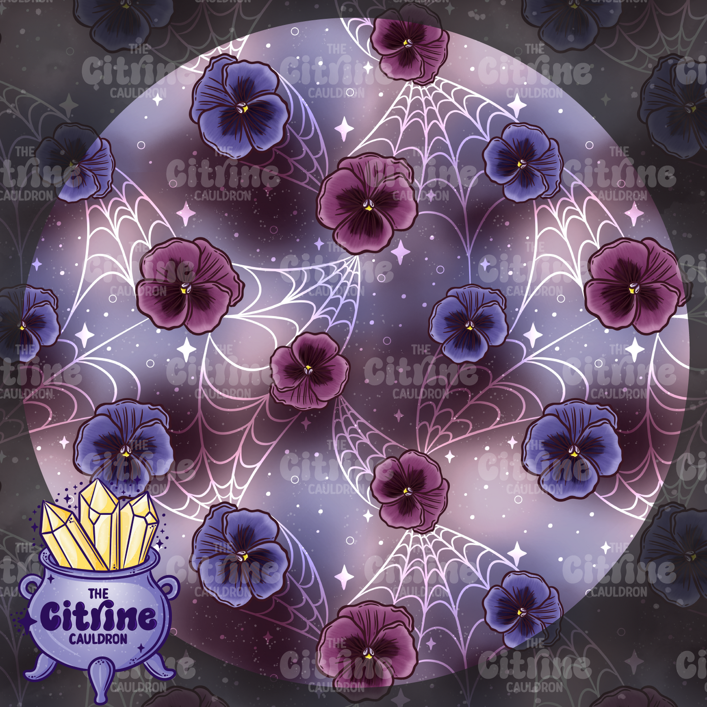 WitchTEA Pansies - Coordinate