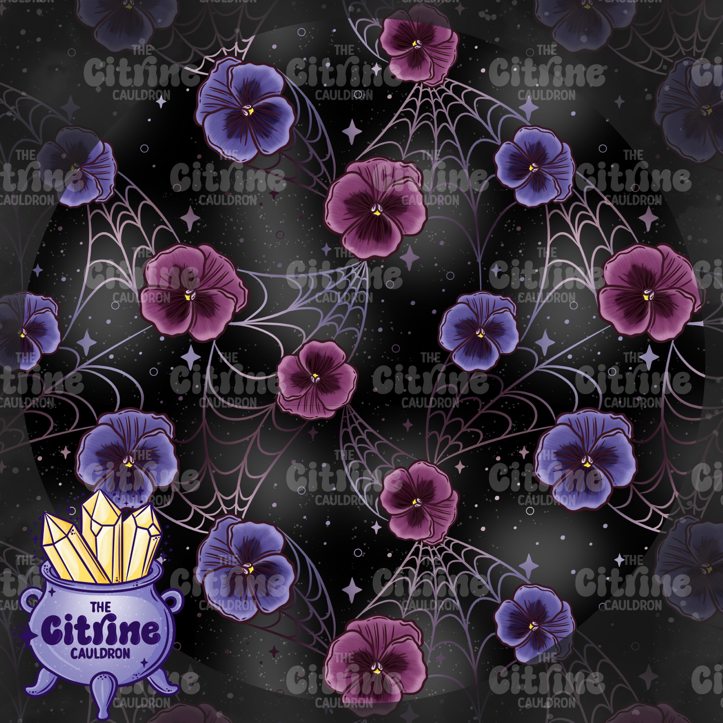 WitchTEA Pansies - Coordinate