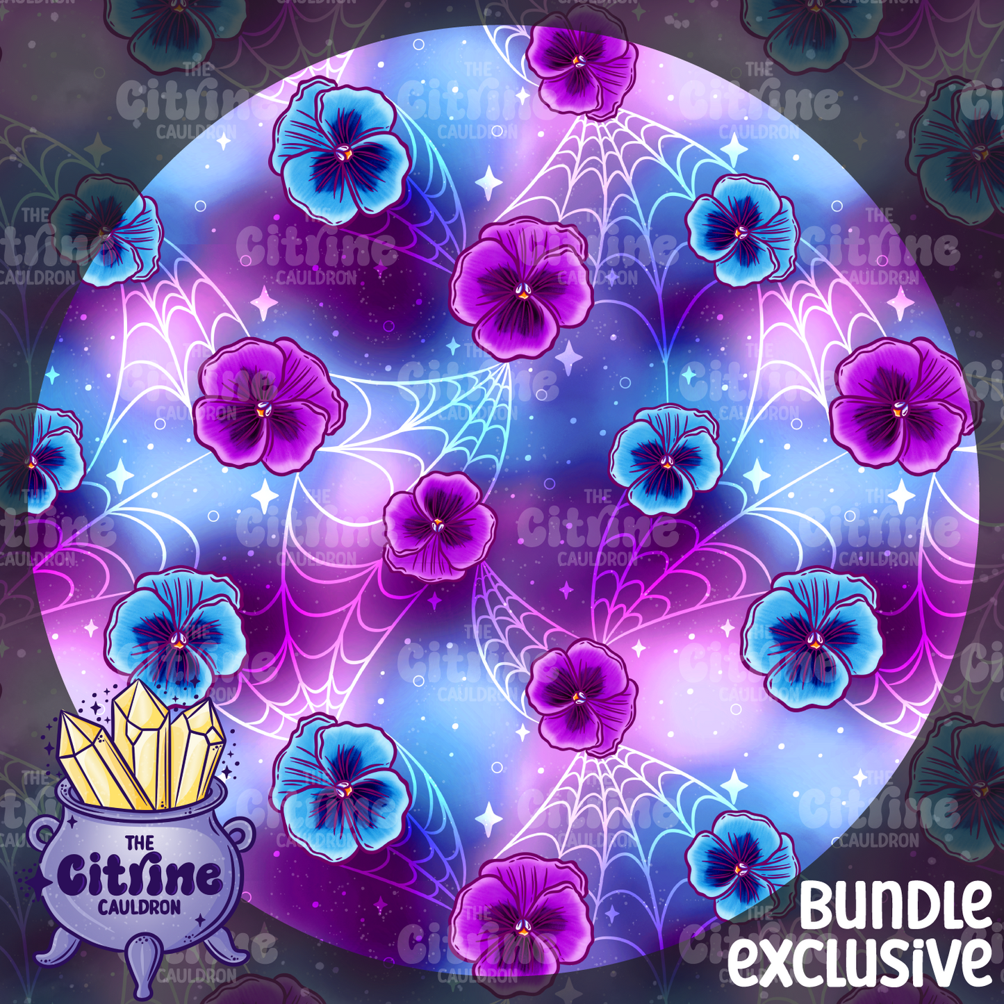 WitchTEA Collection - Seamless, Coordinates & PNG Bundle