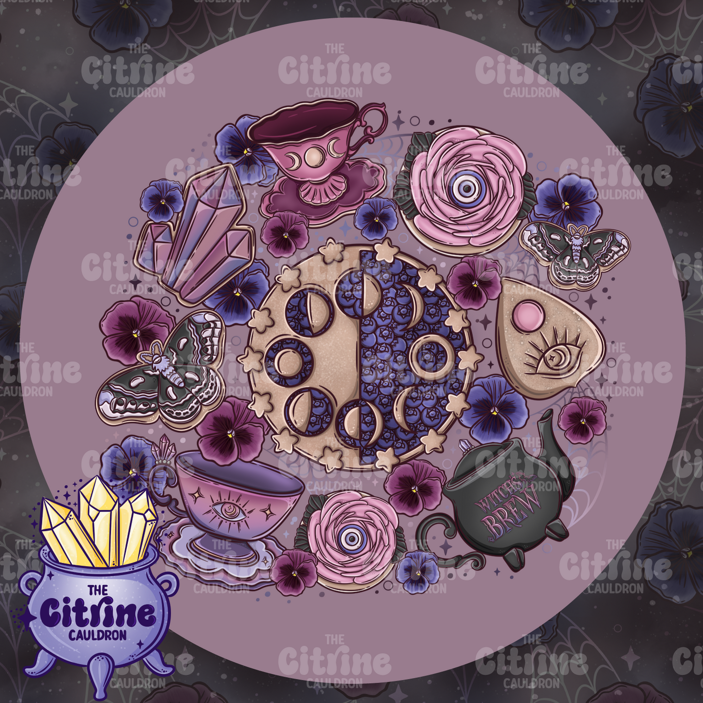 WitchTEA Party - Sublimation PNG