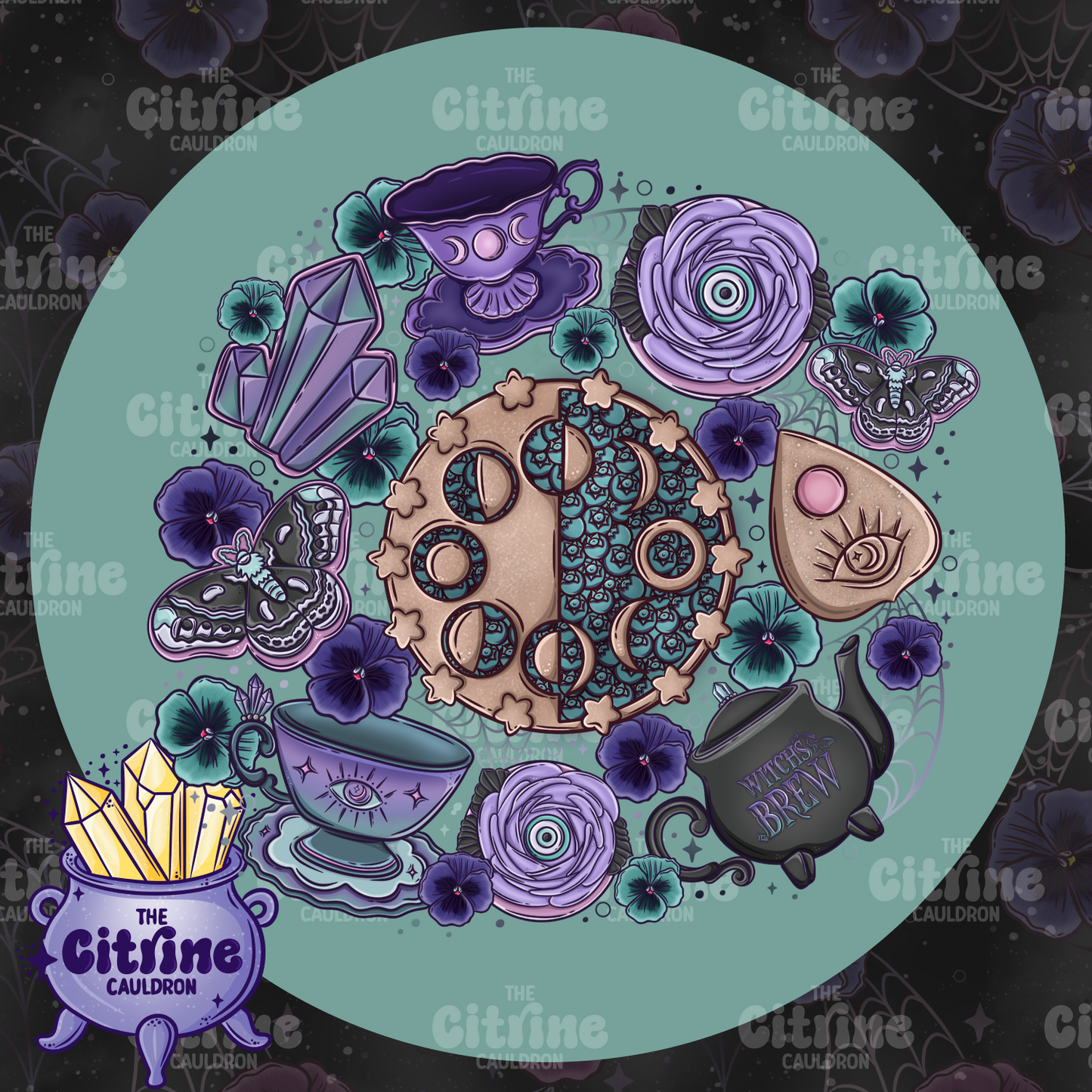 WitchTEA Party - Sublimation PNG
