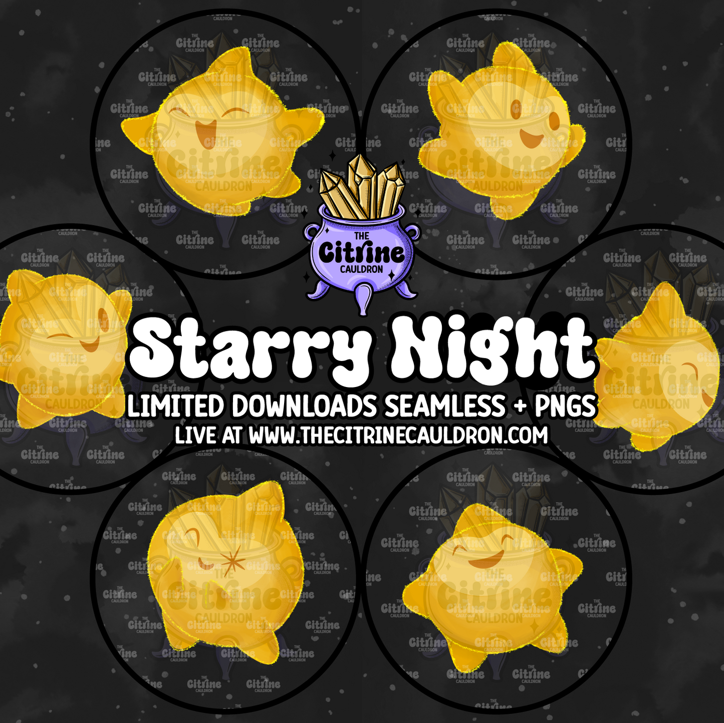 Starry Night - Sublimation PNG
