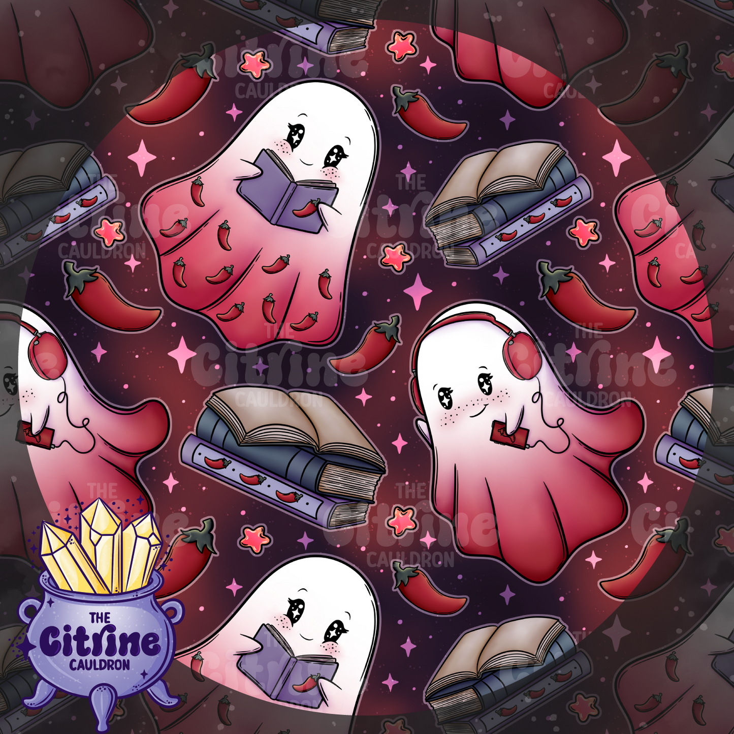 Spicy Ghosties - Seamless