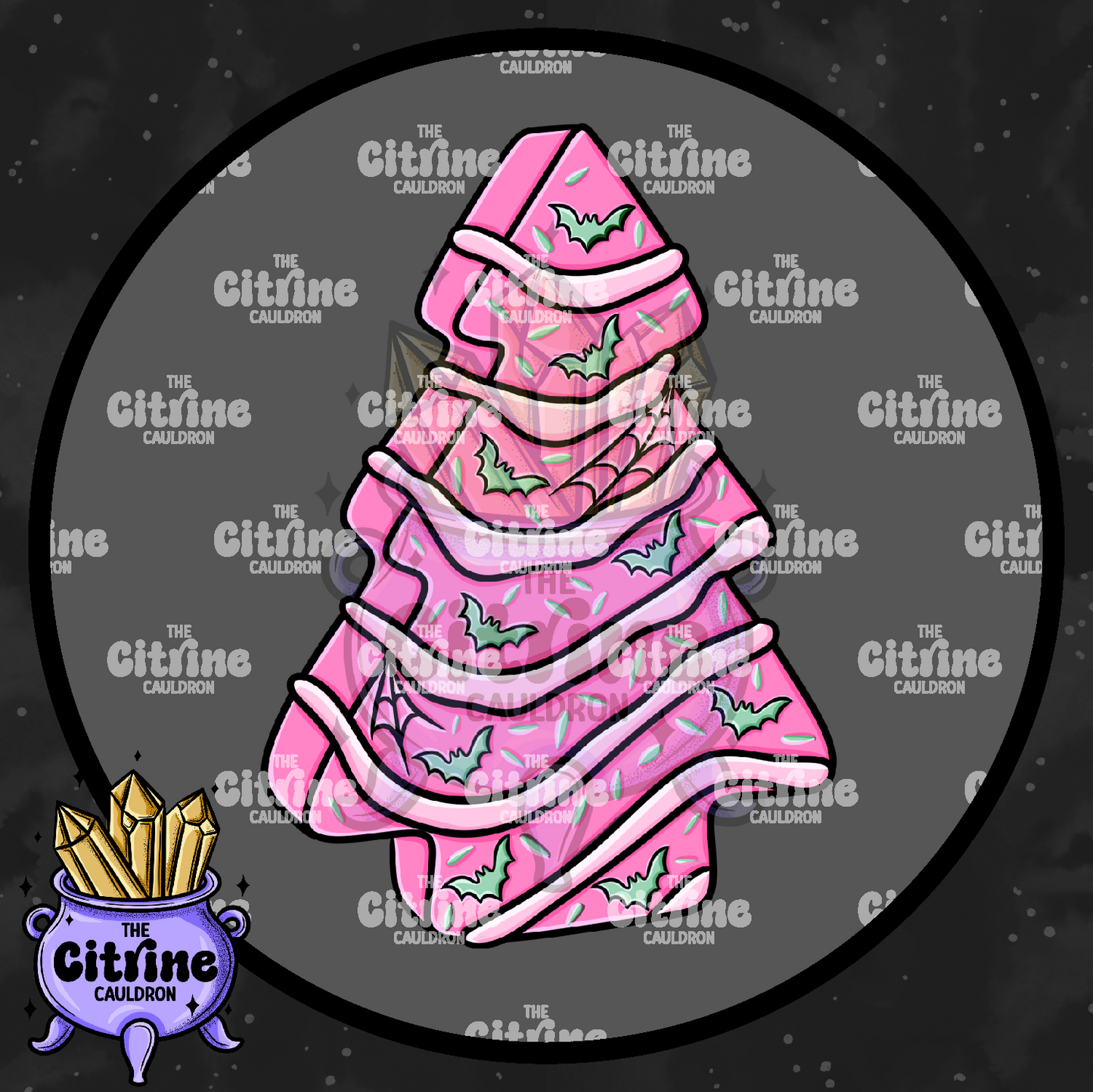 Gothmas Tree Cakes - Sublimation PNG