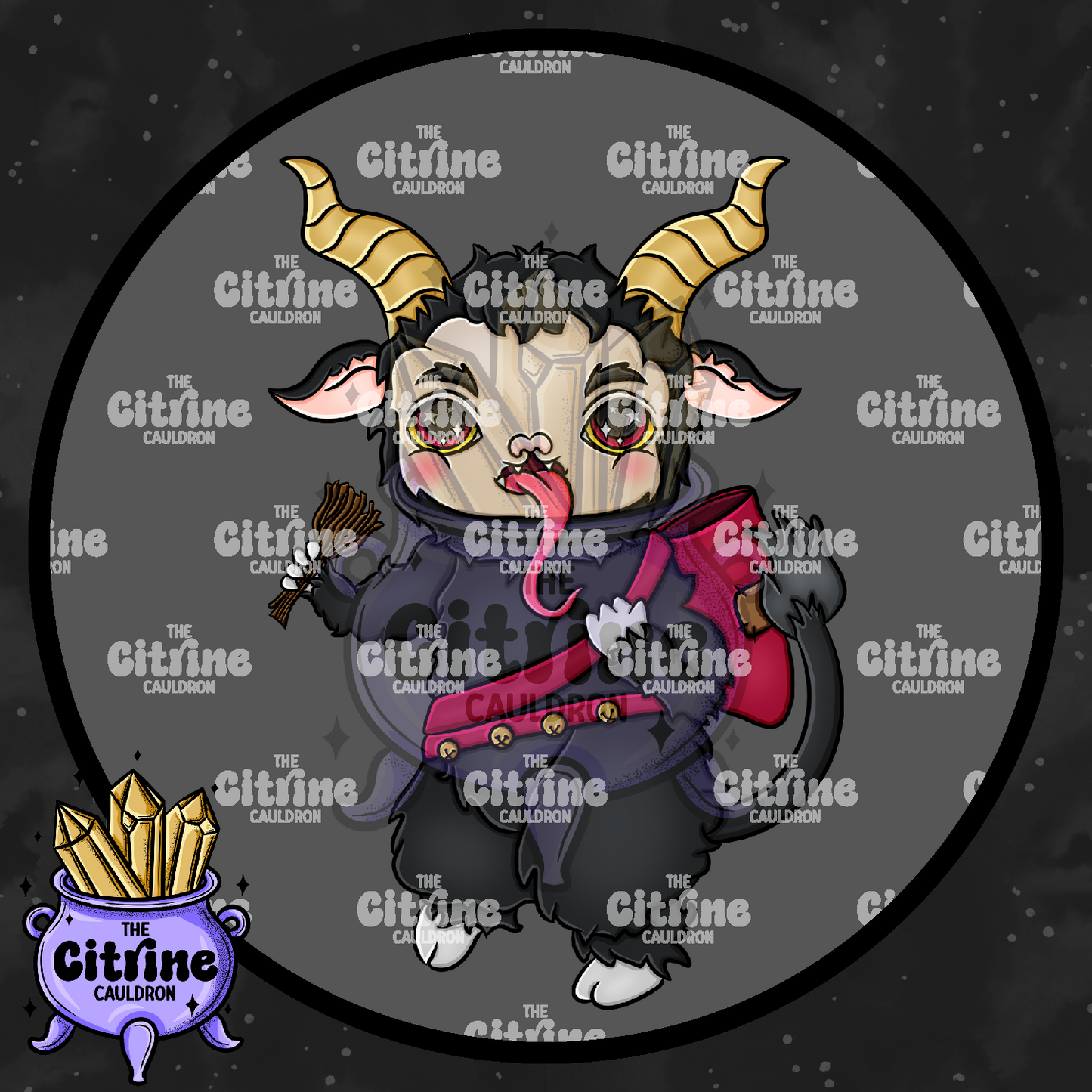 Merry Krampus - Sublimation PNG