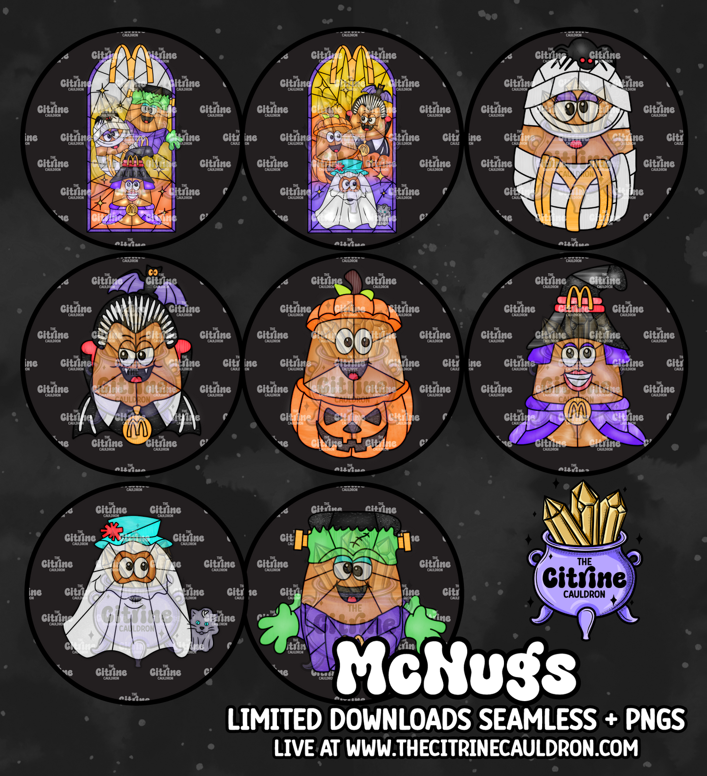 McGlass Nugs - Sublimation PNG