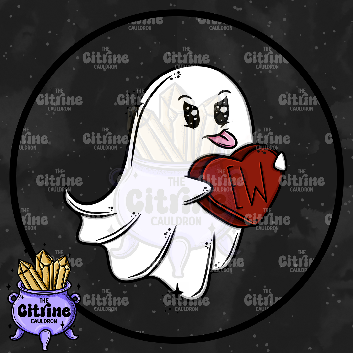 Anti Love Ghosties Neutral - Sublimation PNG