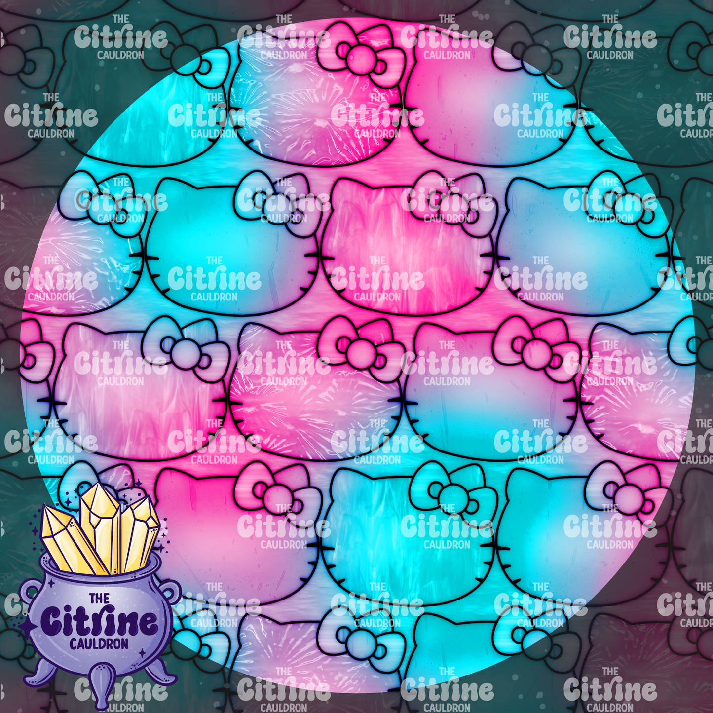 Hello Glass Coordinate Colorful - Seamless