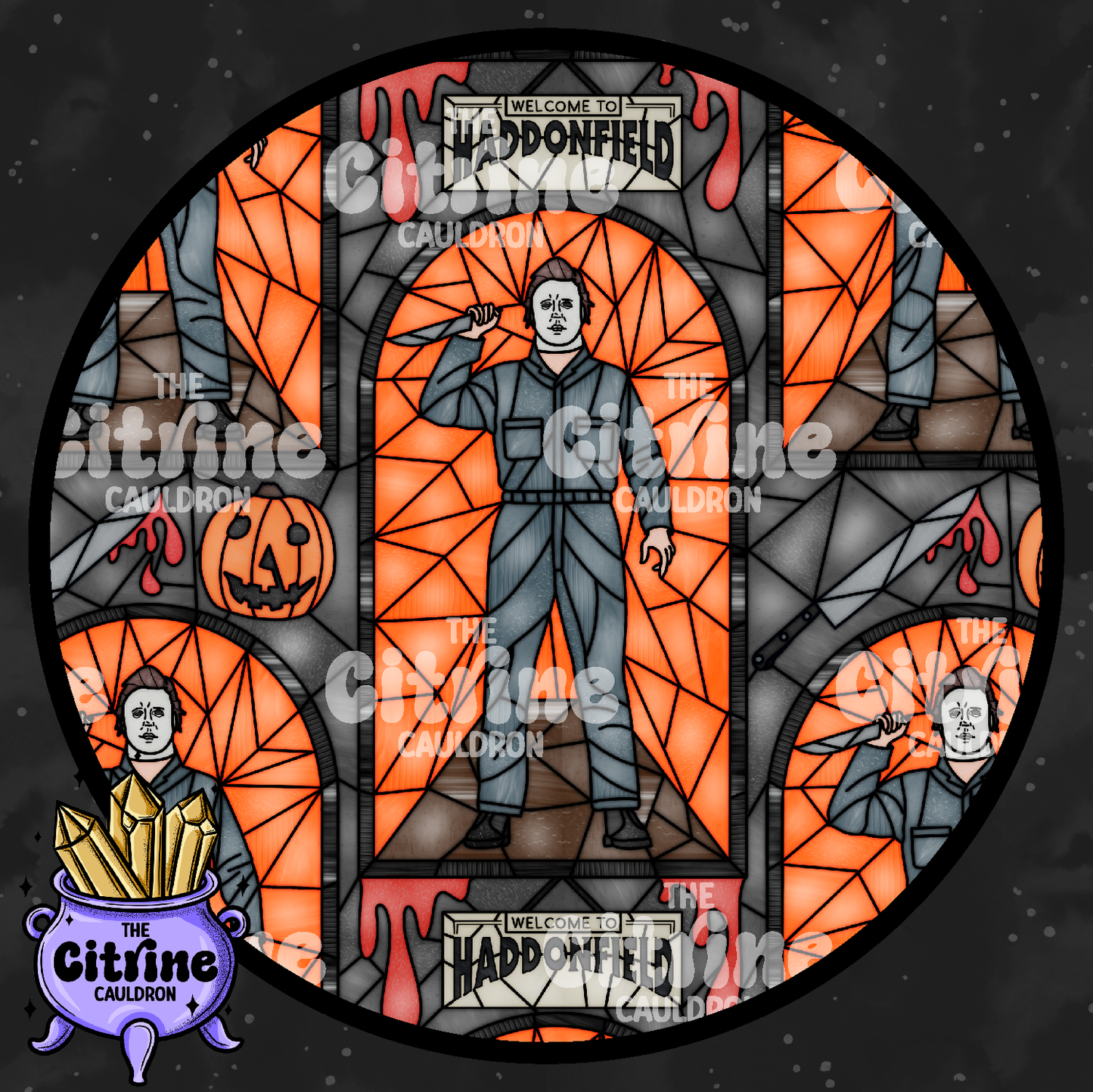 Horror Glass - Seamless