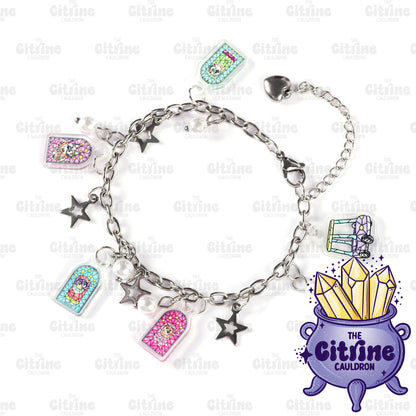 Grannie Glass - Acrylic Charm Bracelet