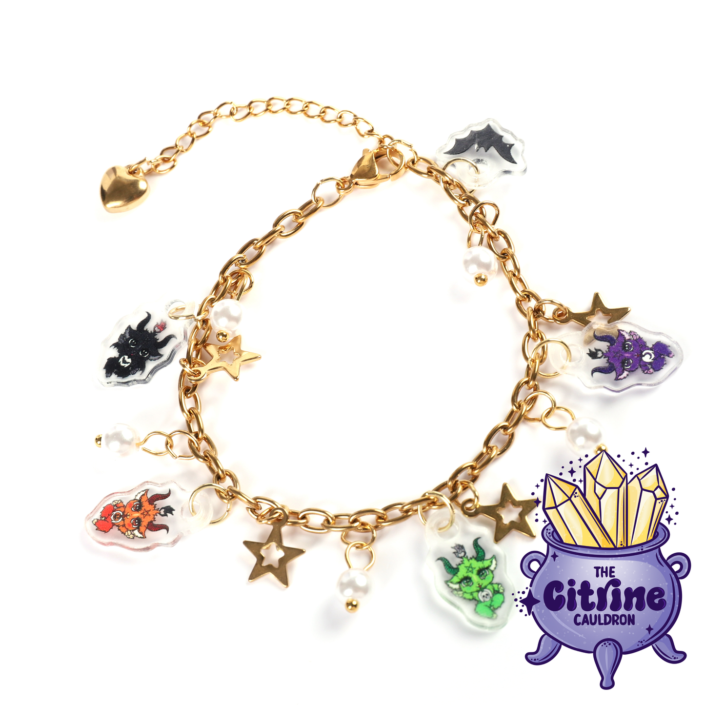 Hallow Baphy - Acrylic Charm Bracelet