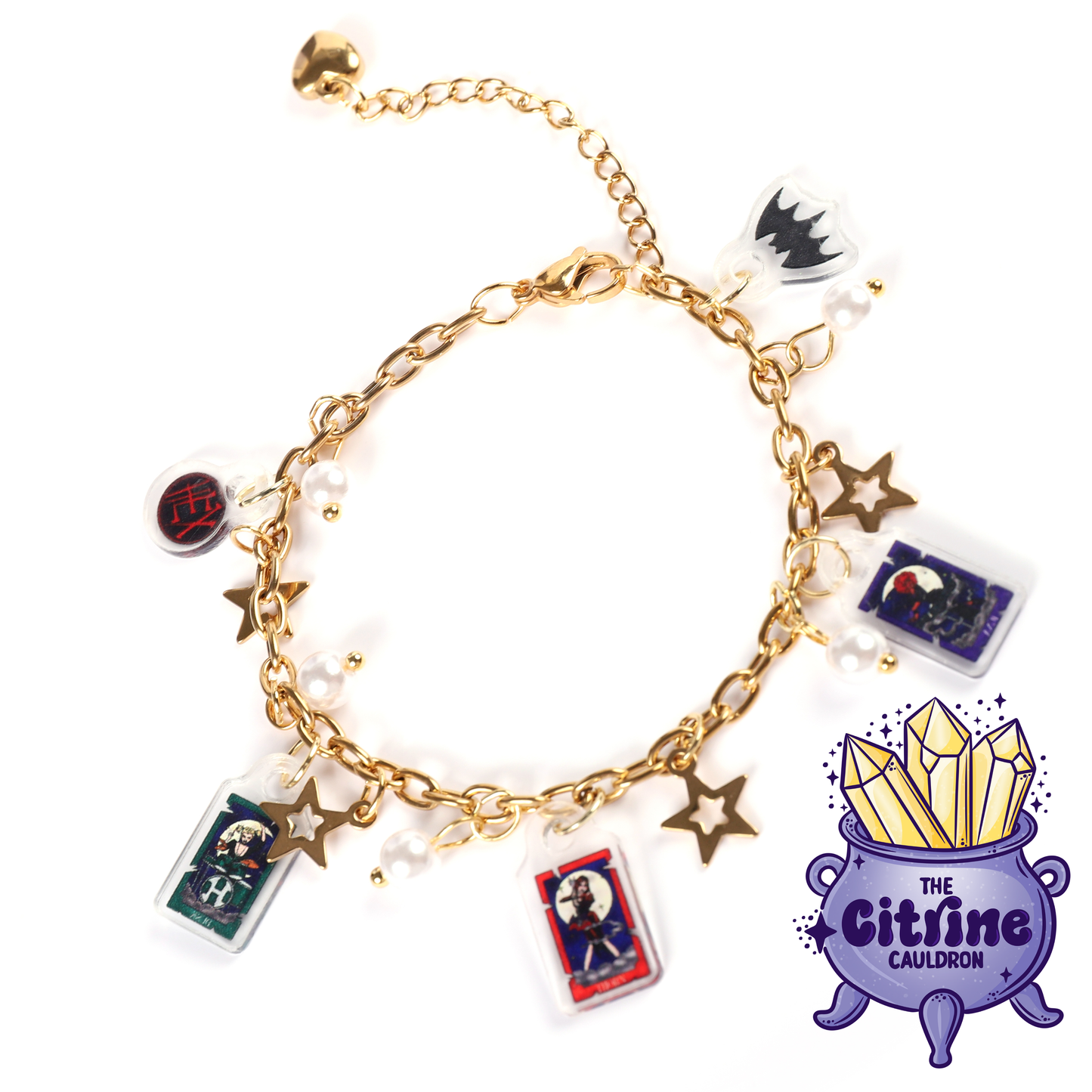 Hex Tarot - Acrylic Charm Bracelet