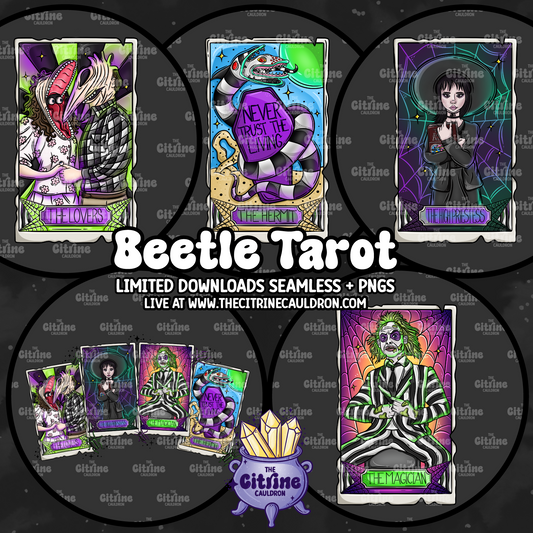 Beetle Tarot - Sublimation PNG