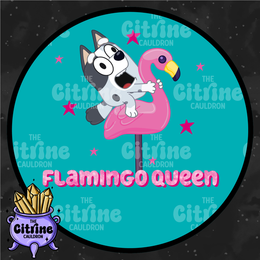 Flamingo Queen - Sublimation PNG
