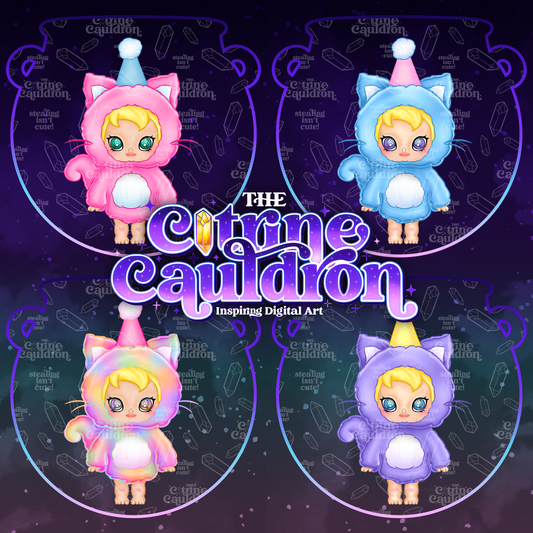Kitty Molls - Sublimation PNG