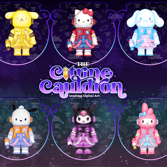 Space Kitty - Sublimation PNG