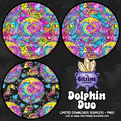 Dolphin Duo Glass - Seamless