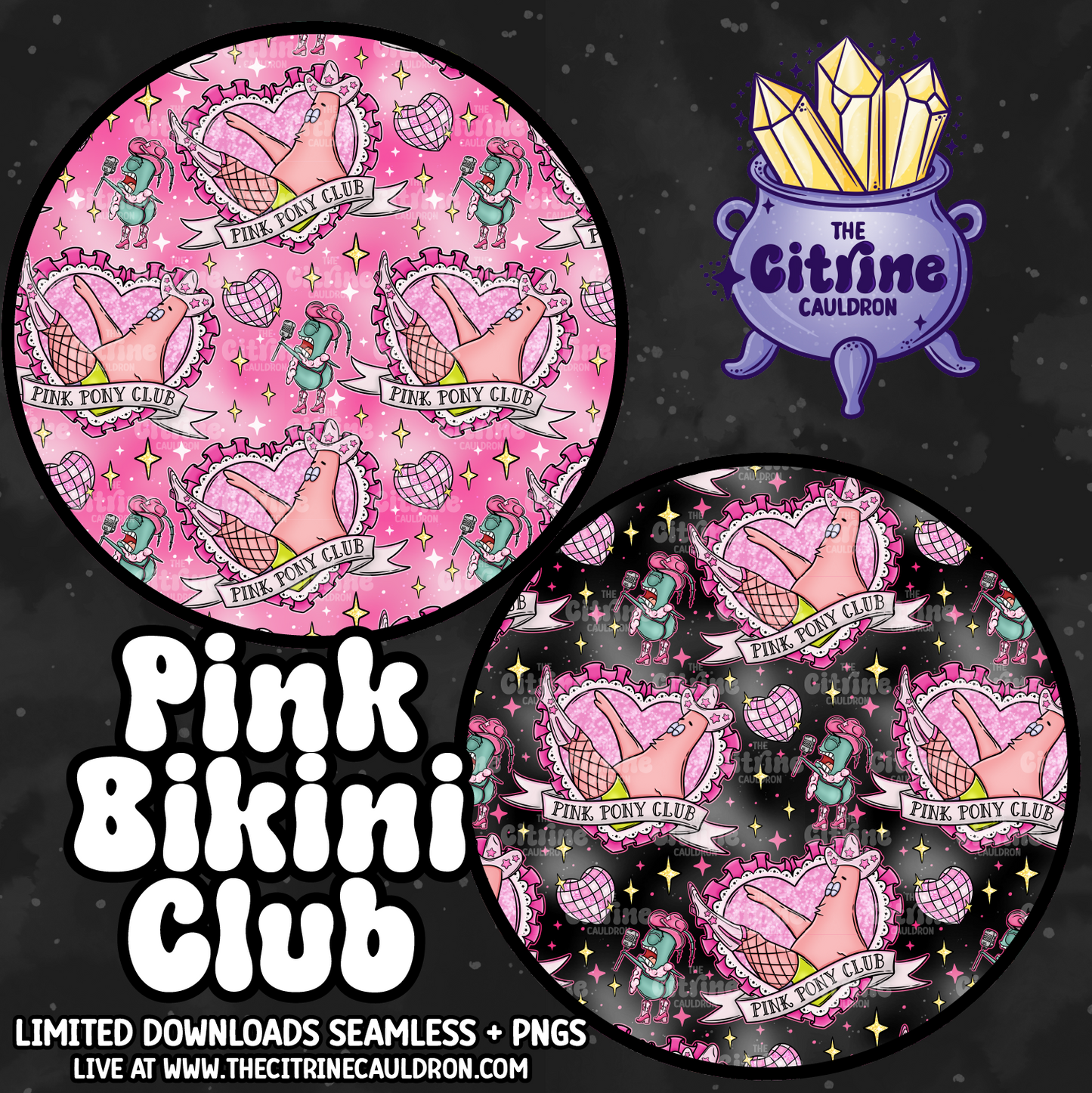 Pink Bikini Club - Seamless