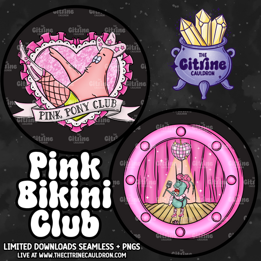 Pink Bikini Club - Sublimation PNG