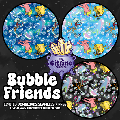 Bubble Friends - Seamless