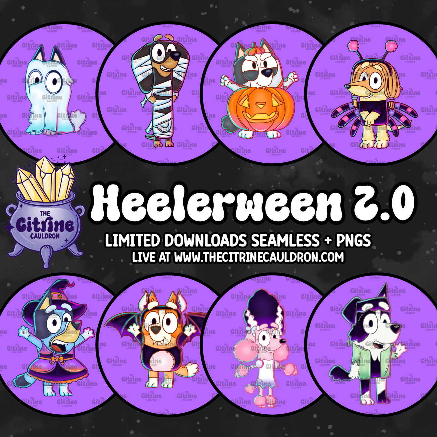 Heelerween 2.0 - Sublimation PNG