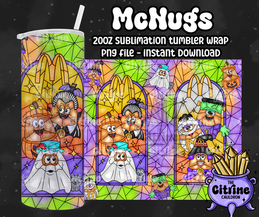 McNugs - PNG Wrap for Sublimation 20oz Tumbler