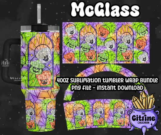 McGlass - PNG Wrap for Sublimation 40oz Tumbler