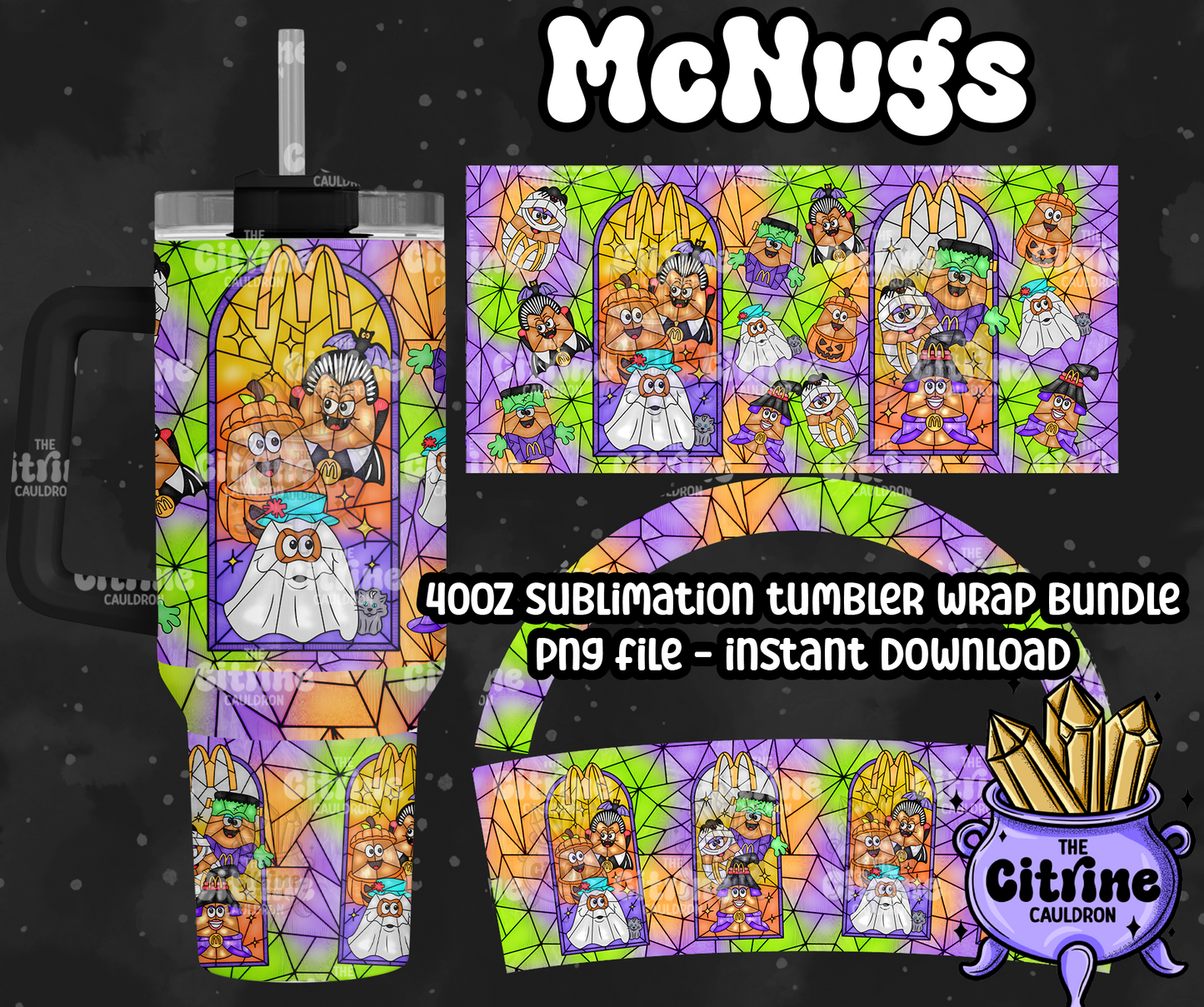 McNugs - PNG Wrap for Sublimation 40oz Tumbler