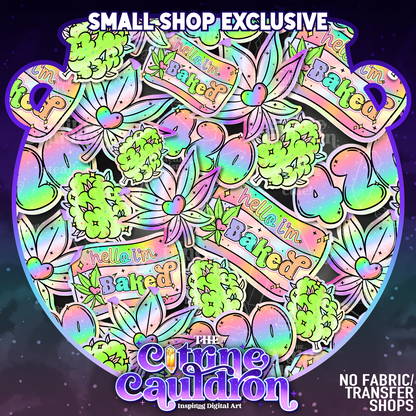 420 Stickers - Seamless - SMALL SHOP