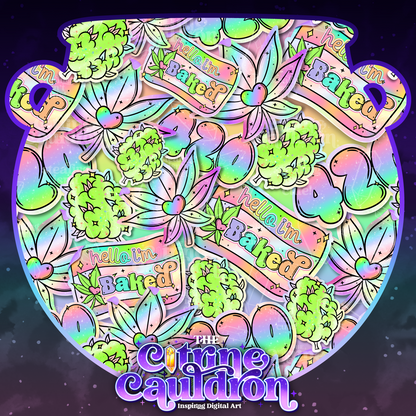 420 Stickers - Seamless - SMALL SHOP