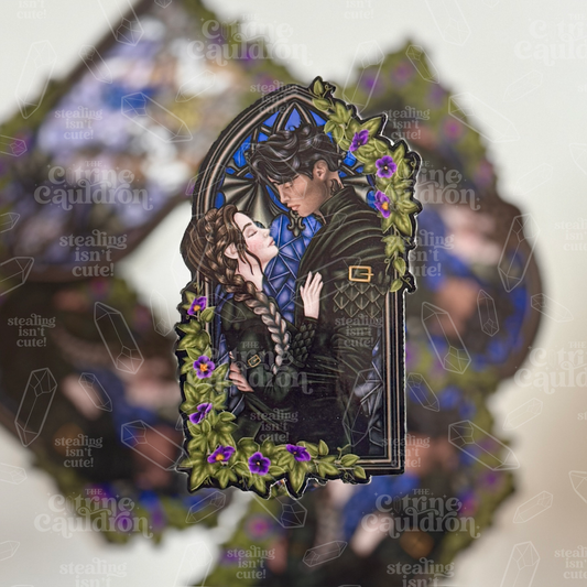 Dragon Glass Couple - Sticker