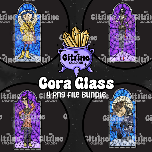 Cora Glass - Sublimation PNG