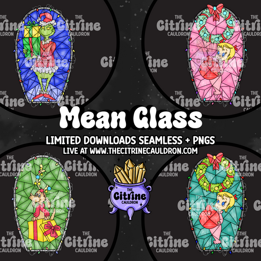Mean Glass - Sublimation PNG