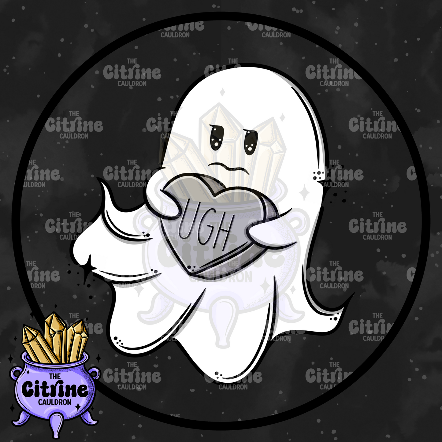 Anti Love Ghosties Neutral - Sublimation PNG