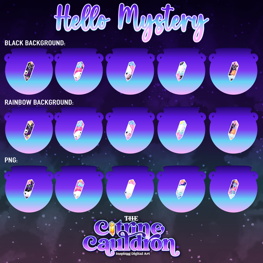 Hello Mystery - Seamless/PNG Mystery