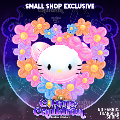 Hello Balloon - Sublimation PNG - SMALL SHOP