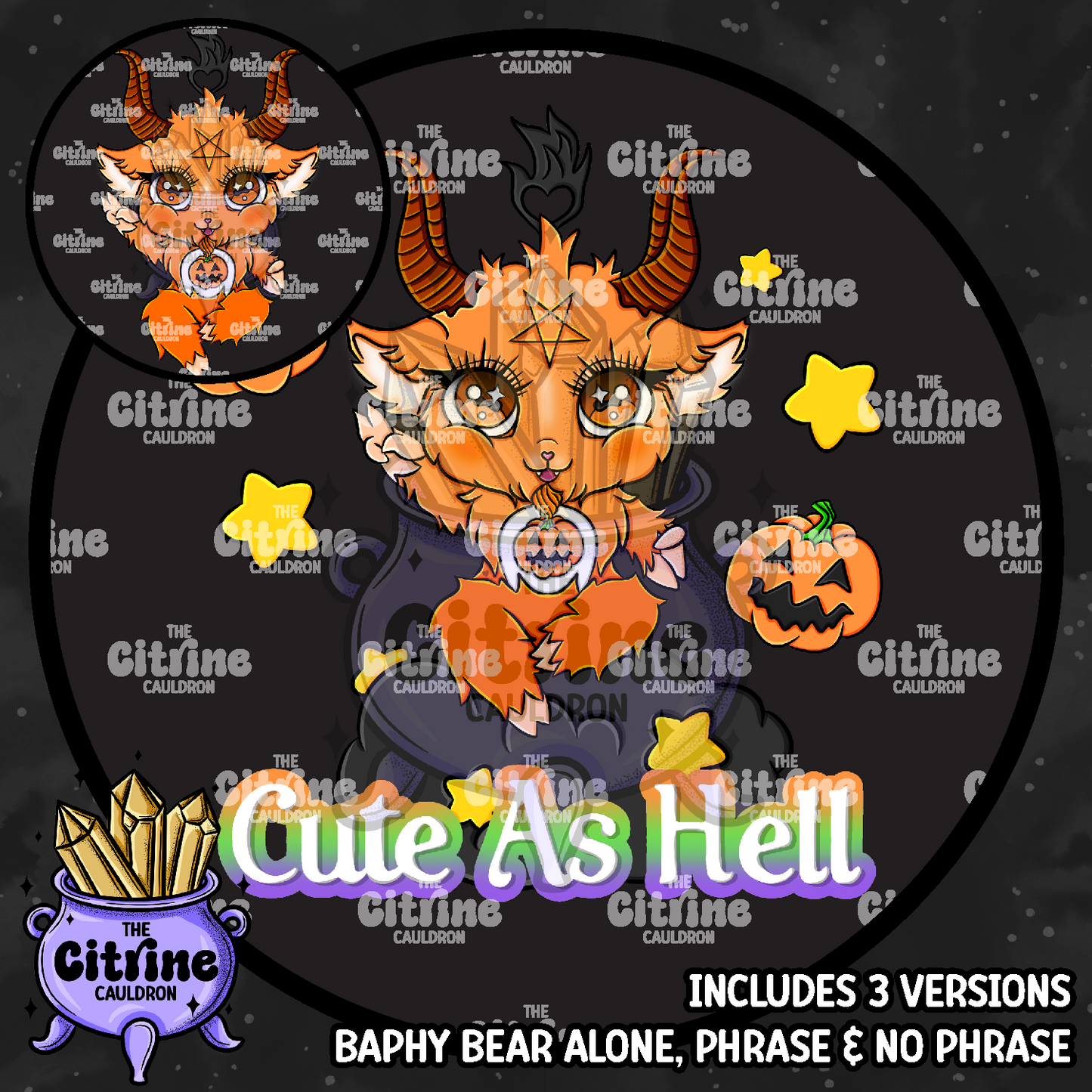 Baphy Bears Hallow - Sublimation PNG
