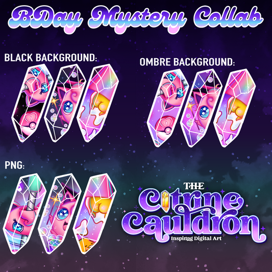 Bday Mystery Collab - Seamless/PNG Mystery