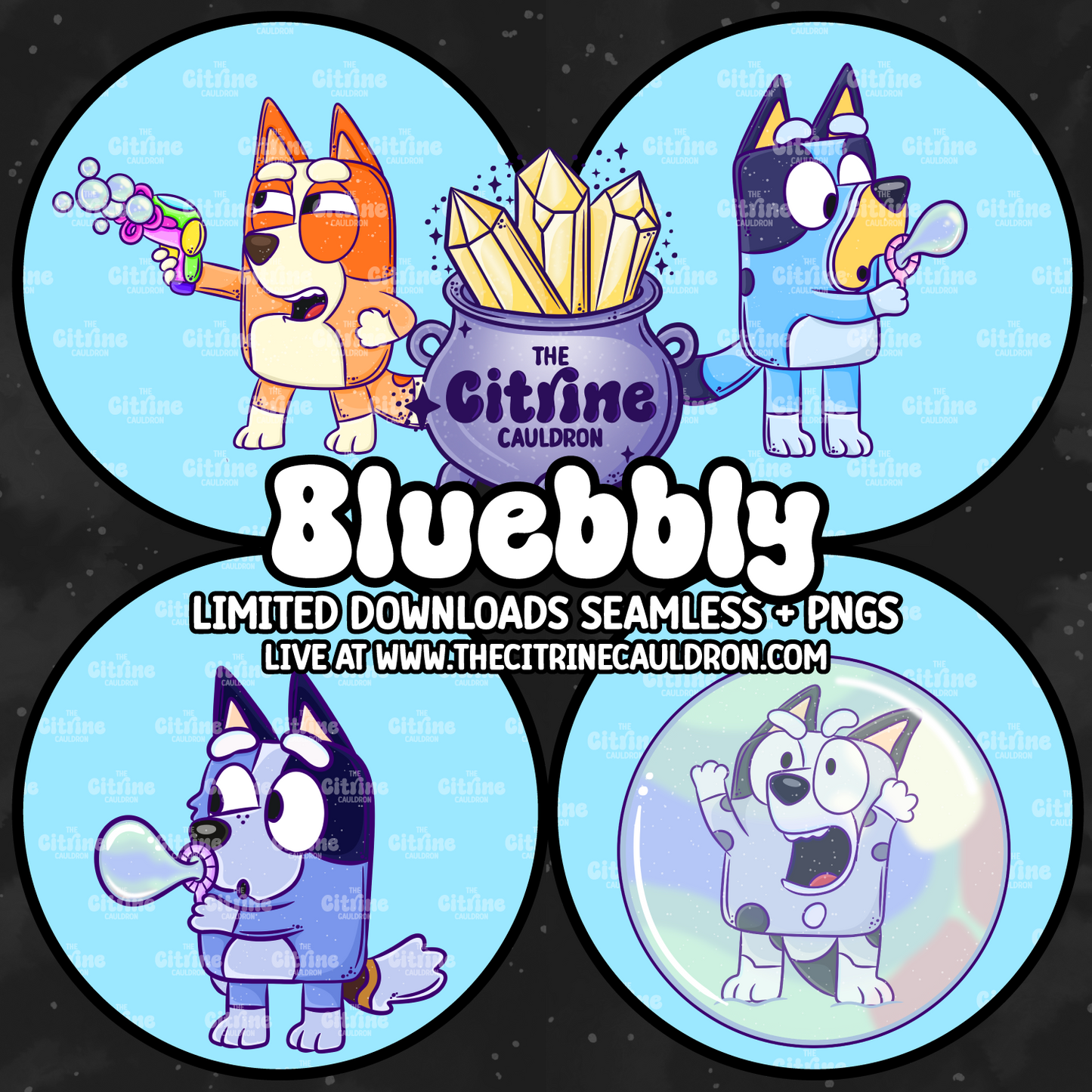 Bluebbly - Sublimation PNG
