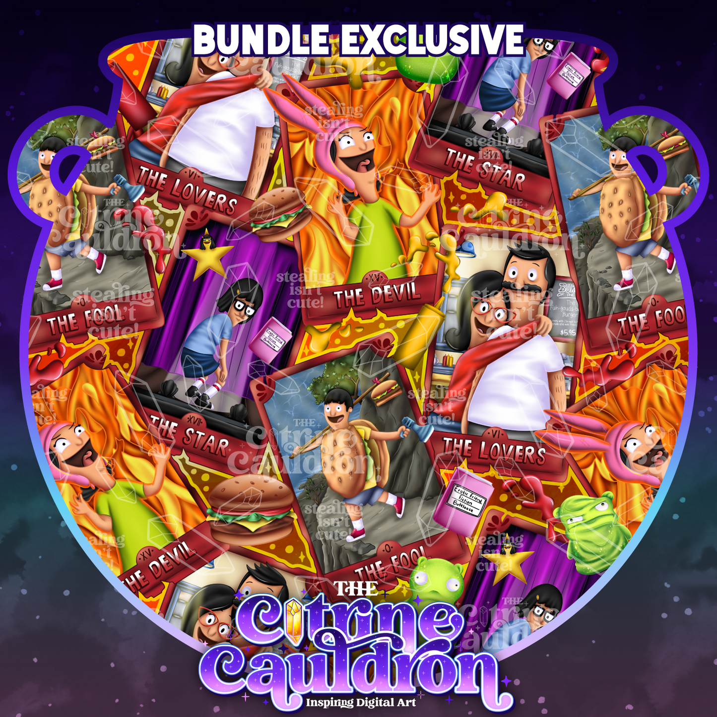 Art's Burger Complete Collection - Seamless & PNG Bundle SMALL SHOP
