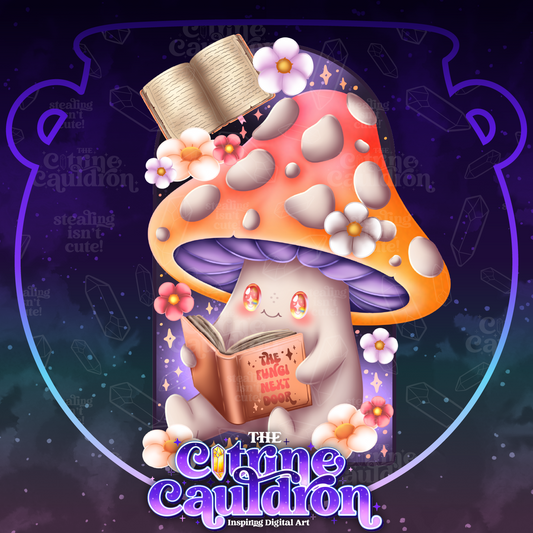 Bookshroom - Sublimation PNG