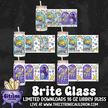Brite Glass - PNG Wrap for Libbey 16oz Glass Can