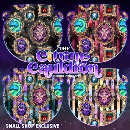 Cryptid Gallery Collection - Seamless & PNG Bundle SMALL SHOP