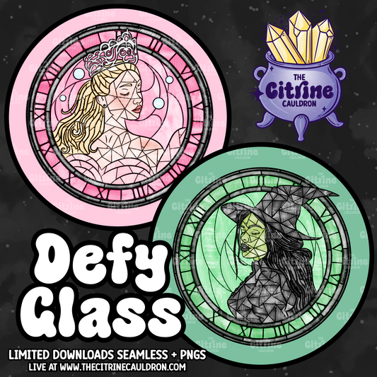 Defy Glass - Sublimation PNG